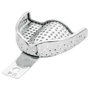 Odtisna žlica perforirana "PERMA-LOCK HIGH GRIP" U4