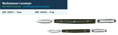 Wax knife Lessman 13cm