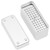 Alu stojalo za endo instrumente s pokrovom.100X44X54  mm