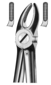 fig.7, English pattern, s protukliznim zahvatom, gornji premolari