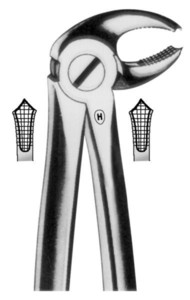 fig.22, English pattern, s protukliznim zahvatom, donji molari