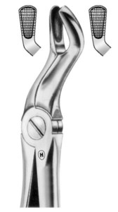 fig.67A, English pattern, s protukliznim držanjem, gornji umnjacis, s obje strane