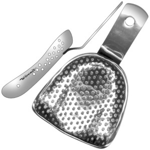 OK-3EP / M, zgornje čeljusti, perforirane, za popolno zobno protetiko / brezzobe  