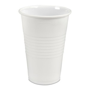 Kozarčki plastični, beli, 2dl